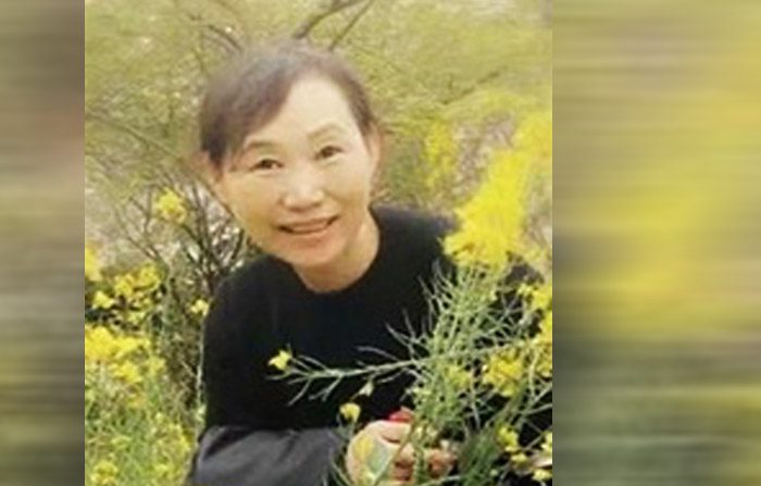 Ning Tingyun, da quattro mesi in carcere a Yushu, perché aveva materiale informativo. (minghui.org)