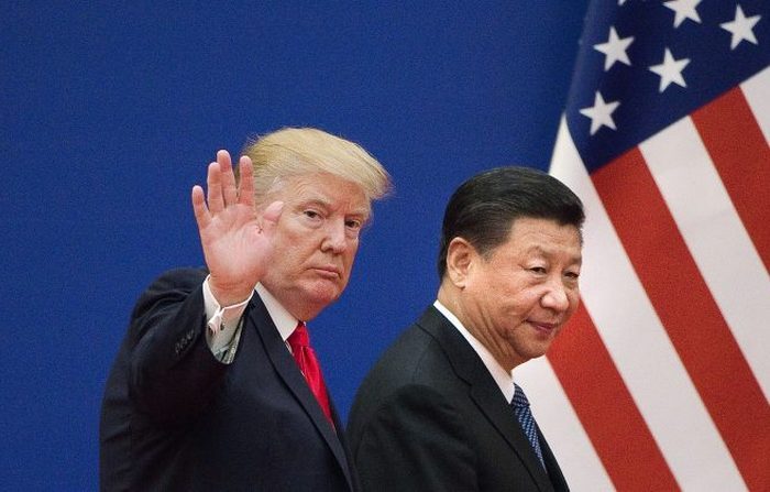 Trump e Xi una foto di repertorio.