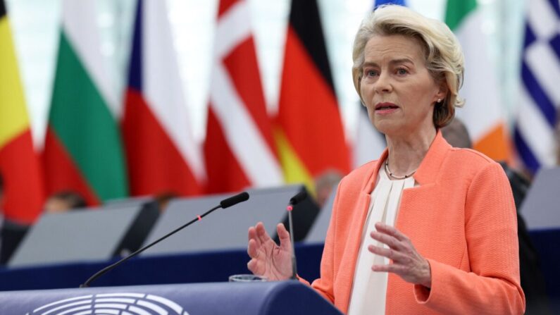 Il presidente della Commissione europea Ursula von der Leyen, foto di repertorio (Federico Florin/Afp via Getty Images).