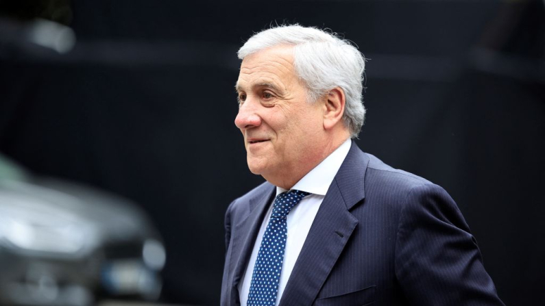 Il ministro Antonio Tajani in una immagine di repertorio. Foto: VALERY HACHE/AFP via Getty Images)