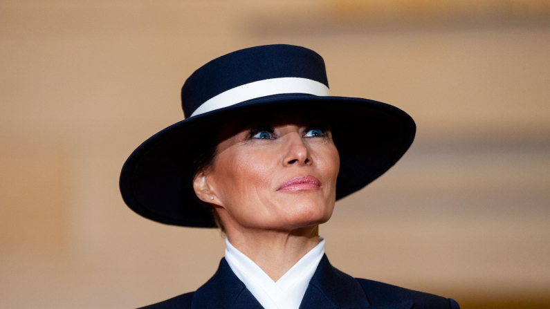 Melania Trump  il giorno della seconda inaugurazione di Donald Trump 
(foto: Greg Nash-Pool/Getty Images)