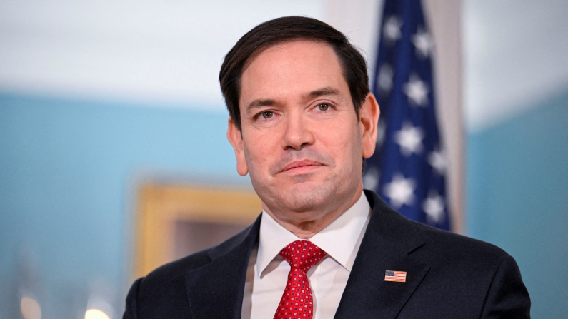 Marco Rubio in un'immagine di repertorio (foto REUTERS/Craig Hudson/File Photo).