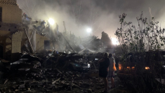 Bilancio del raid russo di stanotte su Kiev 9 morti e 63 feriti