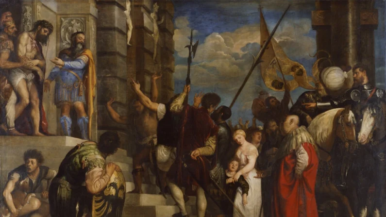 Tiziano Vecellio, "Ecce Homo”, 1543. Pubblico dominio
