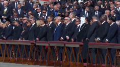 I leader mondiali arrivano per i funerali di Francesco