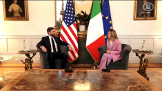 Giorgia Meloni incontra JD Vance a Palazzo Chigi