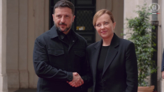 Incontro Meloni-Zelensky a Palazzo Chigi
