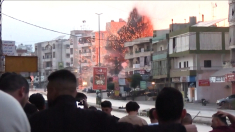 Attacco israeliano colpisce un edificio nel sud del Libano
