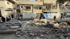 Scuola distrutta a Gaza
