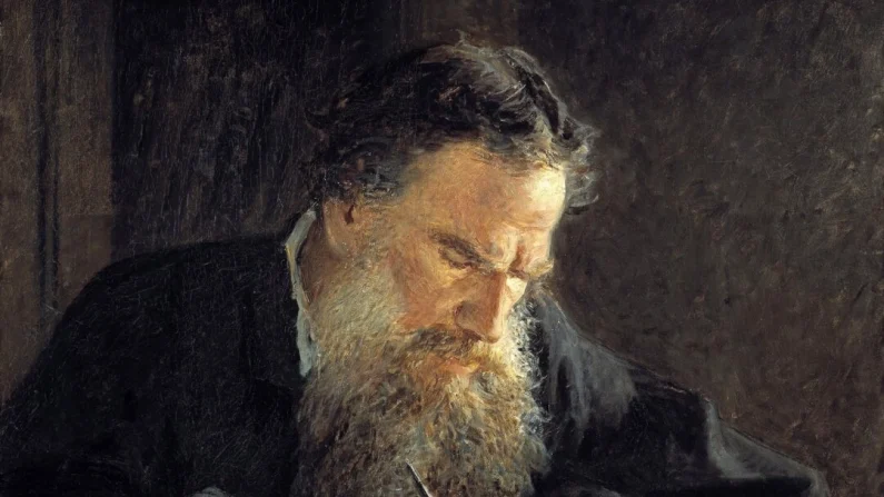 Ritratto di Leone Tolstoj, 1882, di Nikolai Ge. Pubblico dominio