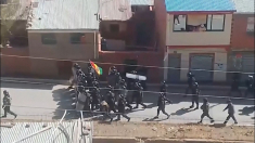 Proteste di strada violente nel sud della Bolivia
