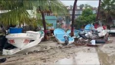 L’uragano Erick devasta la costa del Messico