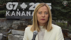 Giorgia Meloni fa il punto di fine lavori del G7 2025
