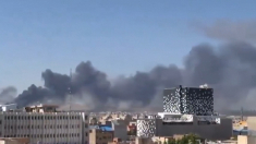 Fumo sopra Tabriz dopo la segnalazione di attacchi israeliani nell’area