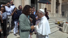 Leone XIV incontra l’attore di Gesù