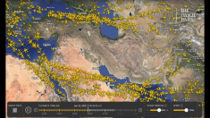 Le compagnie aeree evitano lo spazio aereo del medio oriente