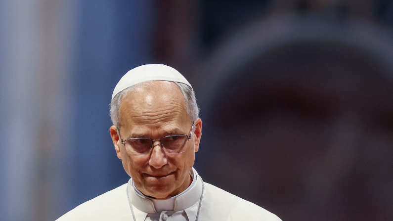 Leone XIV  (foto REUTERS/Yara Nardi/File Photo).