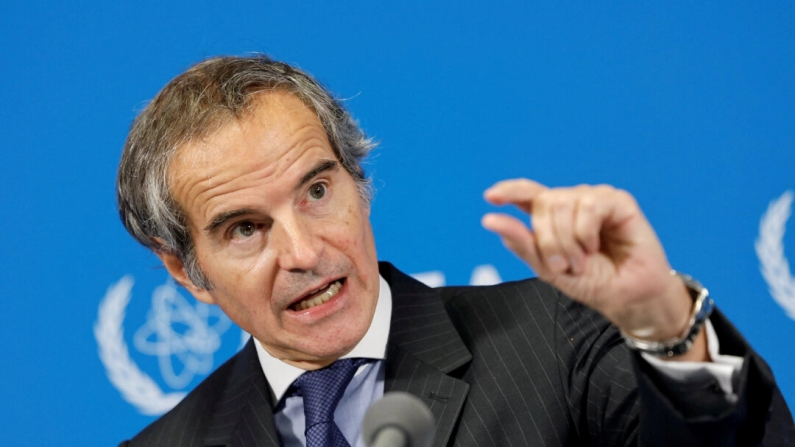 Il direttore generale dell’Aiea, Rafael Grossi, presso la sede dell’Aiea a Vienna, Austria, il 9 giugno 2025. Lisa Leutner/Reuters