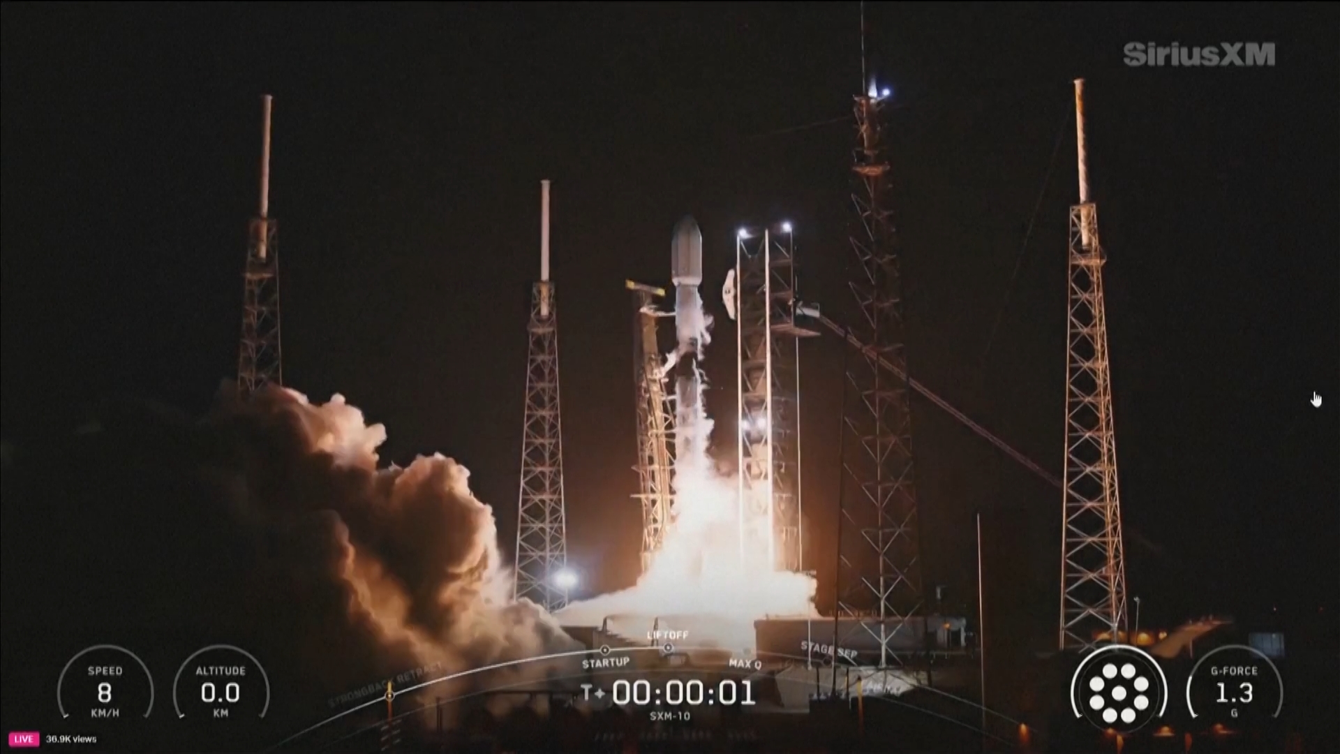 SpaceX lancia con successo il satellite SXM-10