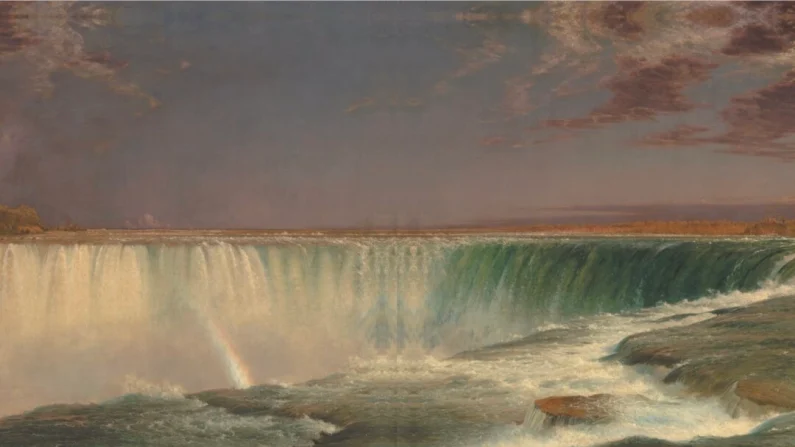 Frederic Edwin Church, “Niagara", 1857. Galleria nazionale d'arte, Washington, D.C. Pubblico dominio