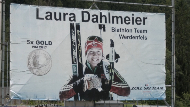 L'atleta tedesca  Laura Dahlmeier (Immagine: Reuters)