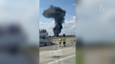 Piccolo aereo si schianta all’aeroporto di London Southend