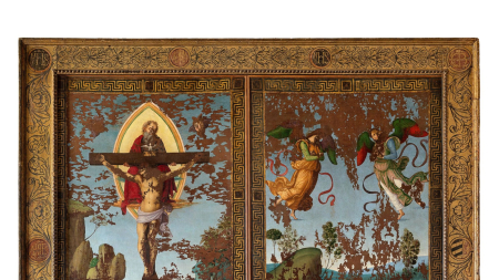 Lo stendardo della Santissima Trinità di Raffaello esposto a New York