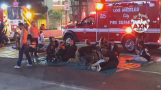Auto sulla folla a Los Angeles: almeno 30 feriti