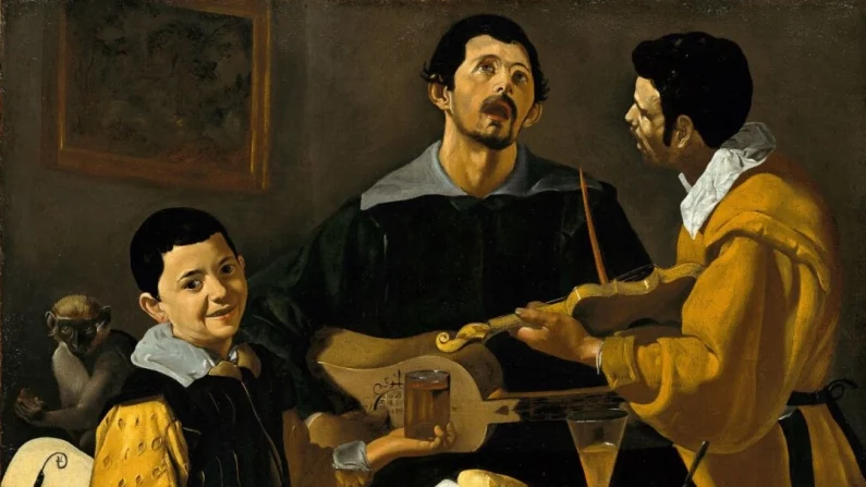 Diego Velázquez "I tre musicisti”. Pubblico dominio