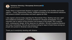 Zelensky: pieno sostegno alle università in zone di guerra