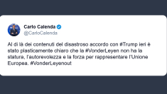 Calenda: dubbi sull’autorevolezza di von der Leyen dopo l’accordo con Trump