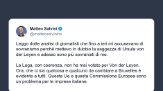 Salvini: la Lega coerente contro von der Leyen UE è un problema per le imprese italiane