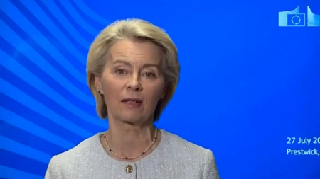 Von der Leyen: Ue sostiene Trump per la pace in Ucraina