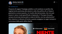 Salvini: Negare impiego pubblico per sostegno politico è un insulto alla democrazia