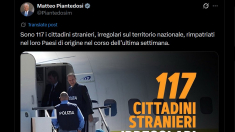 Piantedosi: 117 stranieri irregolari rimpatriati nell’ultima settimana
