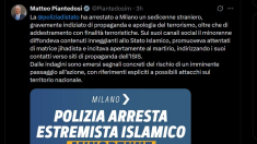 Piantedosi: arrestato a Milano 16enne per propaganda terroristica Isis