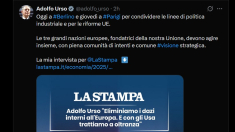 Urso: oggi a Berlino e giovedì a Parigi per una visione strategica dell’Ue