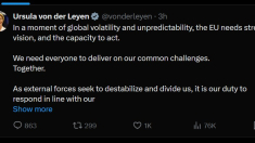 Von der Leyen: L’Ue deve essere forte e unita contro le forze esterne