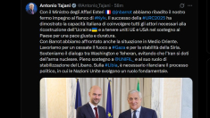 Tajani: impegno con la Francia per l’Ucraina e la stabilità in Medio Oriente