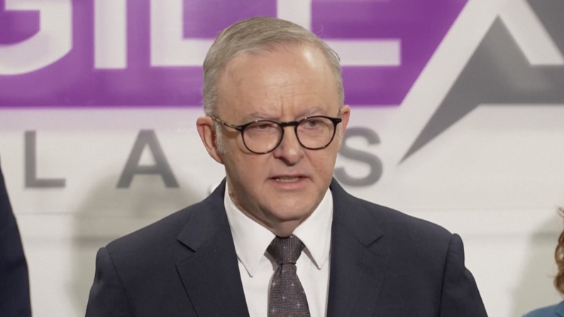 Il Primo Ministro dell'Australia, Anthony Albanese (Foto: screenshot da video)