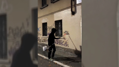 Ghost Pitùr, l’anonimo bresciano che pulisce i muri imbrattati dai graffiti