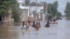 Inondazioni dai bacini indiani isolano villaggi pakistani