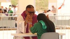 I pellegrini del Giubileo dei Giovani partecipano alla giornata penitenziale