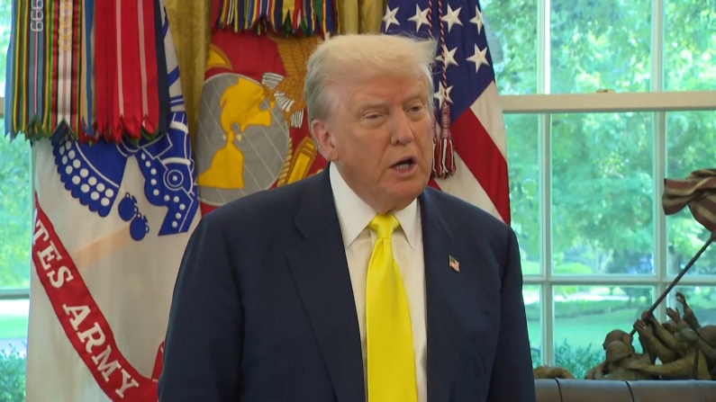 Il Presidente degli Stati Uniti Donlad Trump (Immagine: Screenshot da video)