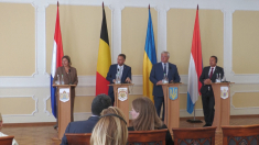 I ministri degli Esteri di Ucraina e Benelux si incontrano a Odessa per discutere le “garanzie di sicurezza”