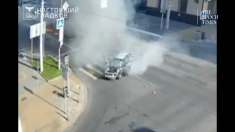 Drone russo colpisce auto a Belgorod 3 i feriti