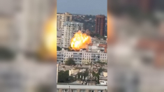 Drone colpisce un edificio residenziale a Rostov sul Don
