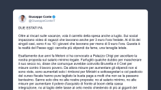 Conte: carovita e stipendi bassi Meloni ignora la realtà