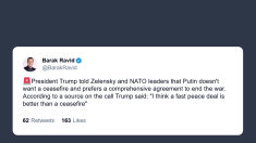 Trump a Zelensky e Nato: Putin vuole un accordo mondiale Non un cessate il fuoco