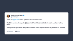 Von der Leyen: Ue al lavoro con Zelensky e Usa per una pace giusta in Ucraina
